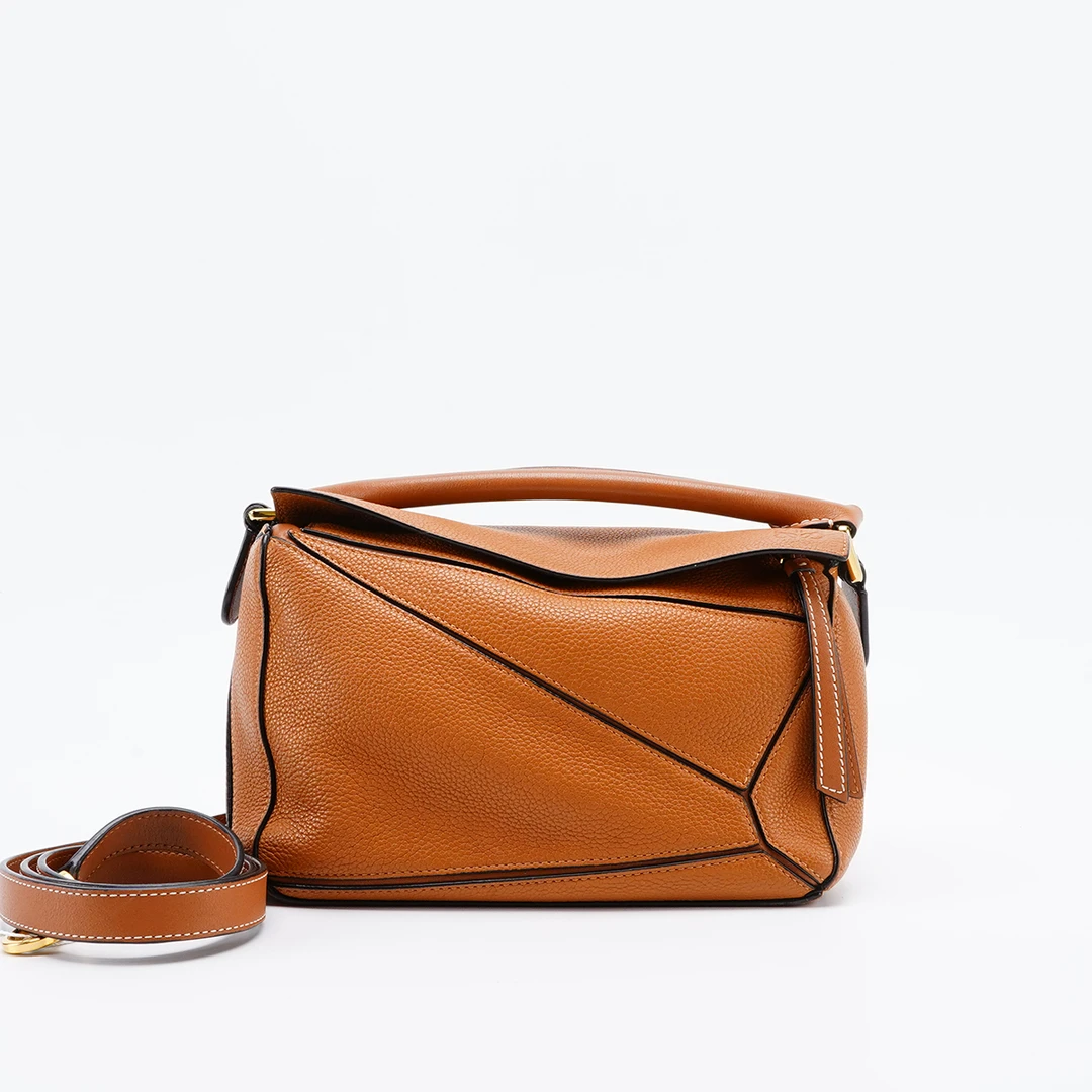 95新 LOEWE/罗意威 puzzle几何包小号新款荔枝纹/BG23008336