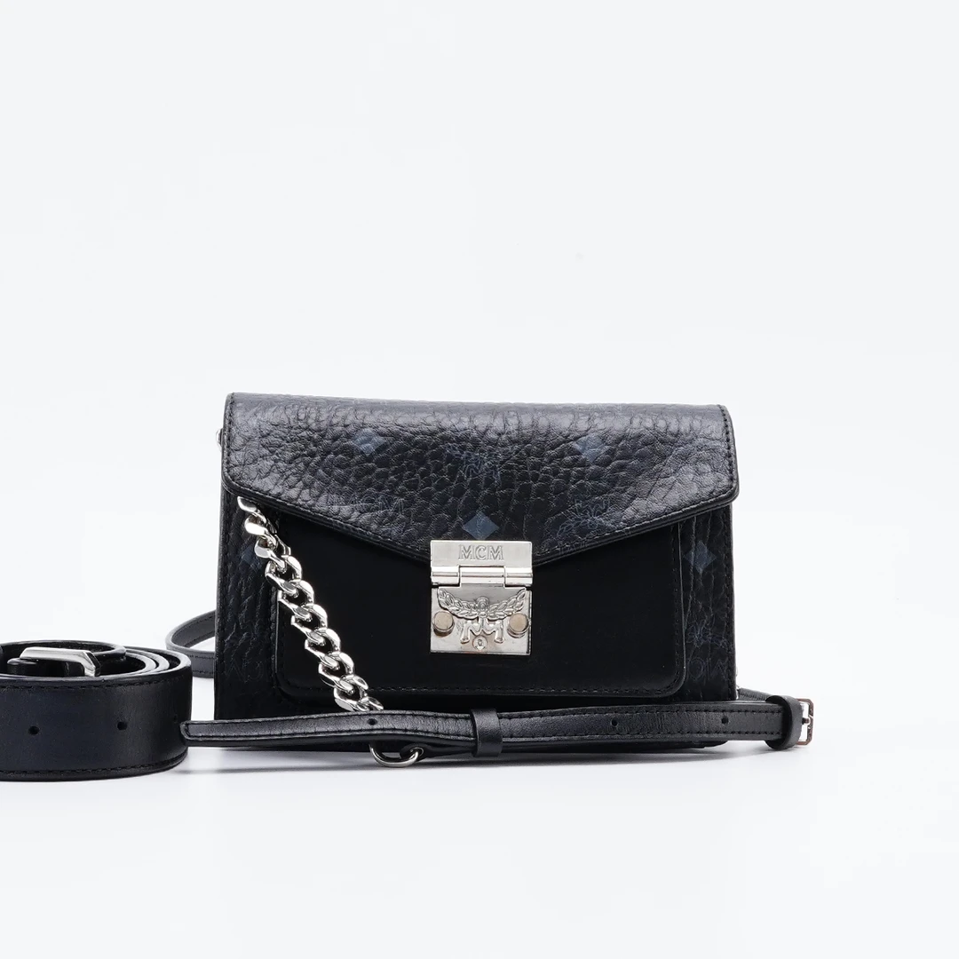 95新 MCM 【MCM专属一口价】MCM patricia风琴斜挎腰包/BG22012950