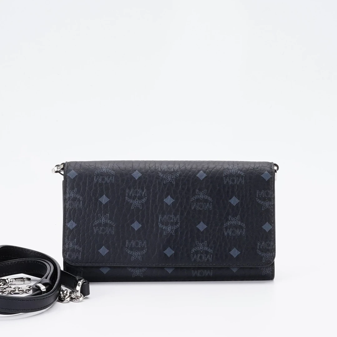 99新 MCM 【诗诗】链条包woc新款黑色/BG22014098/一口价