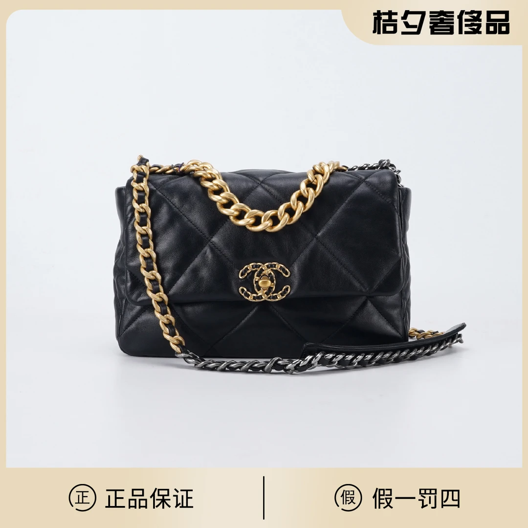 95新 Chanel/香奈儿 【桔夕静文】19bag中号/BG22015021