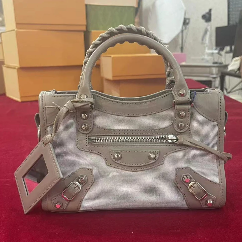 95新 Balenciaga/巴黎世家 【桔夕静文】巴黎世家机车包/TS018975