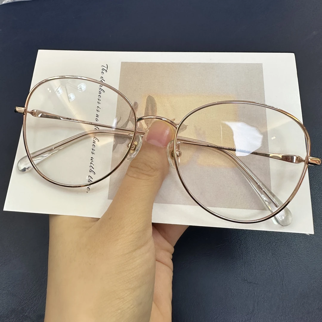 F016眼镜网红韩版时尚潮流ins百搭圆脸平光镜架