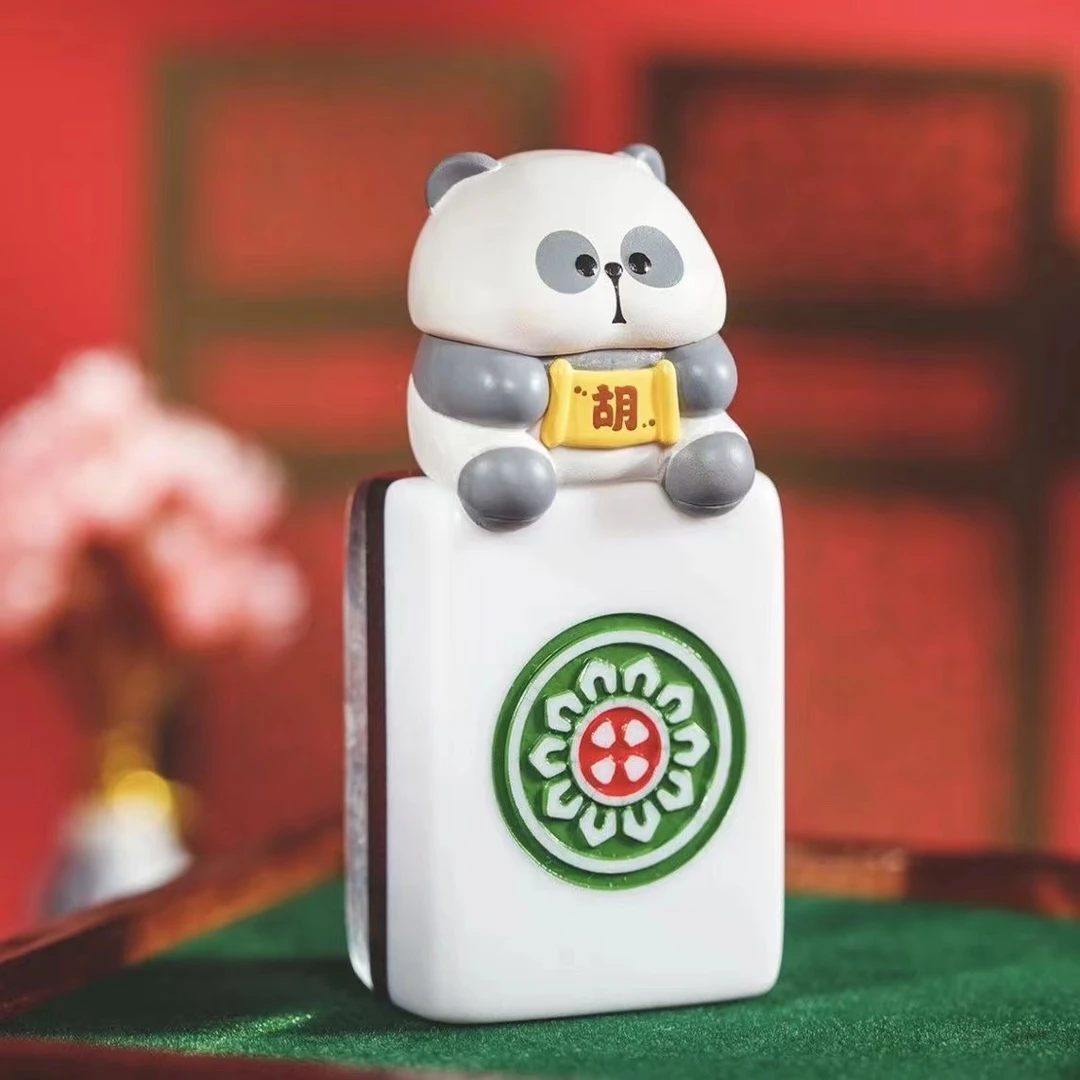 【代拆】麻将盲盒小手办新年桌面摆件