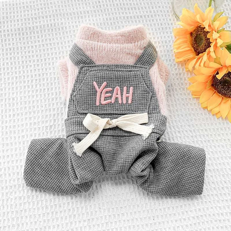 狗狗衣服宠物冬天加厚加绒棉衣秋冬保暖四脚泰迪博美比熊小狗幼犬