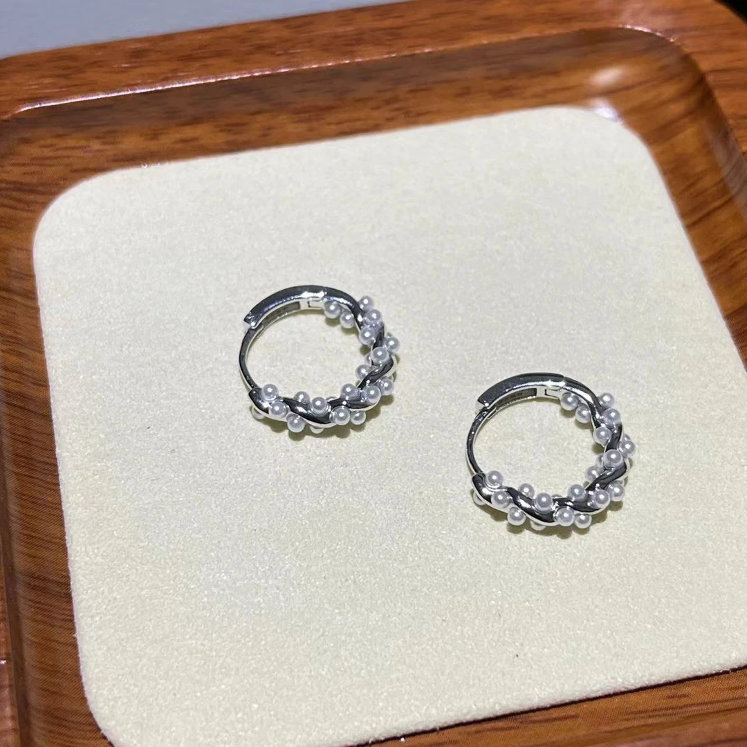 925银耳饰 时尚气质百搭耳环4785