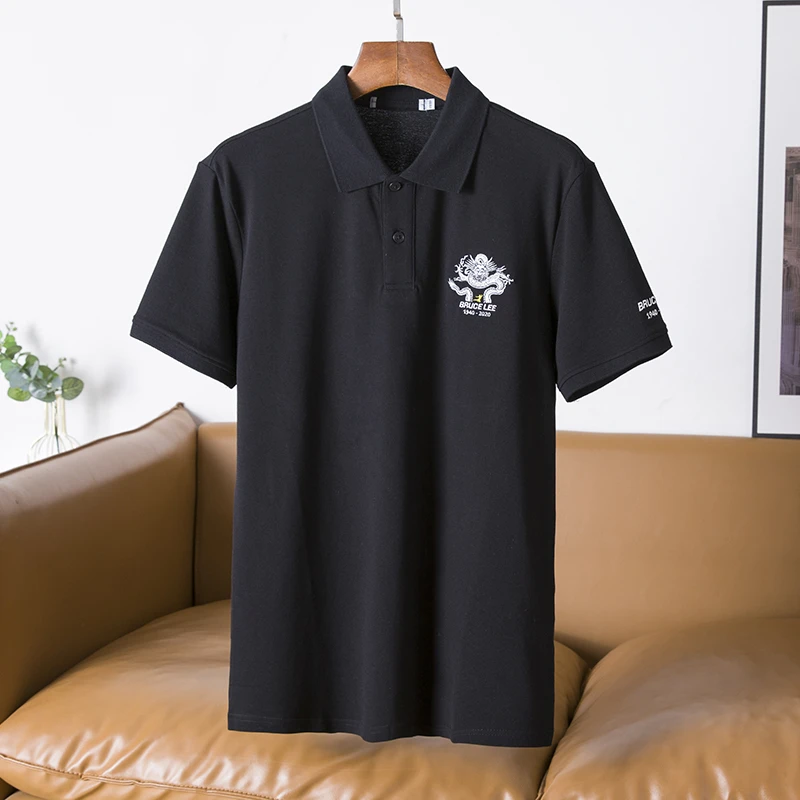 H品质男装～97%棉！polo衫男夏季休闲透气半袖薄款翻领宽松短袖上衣