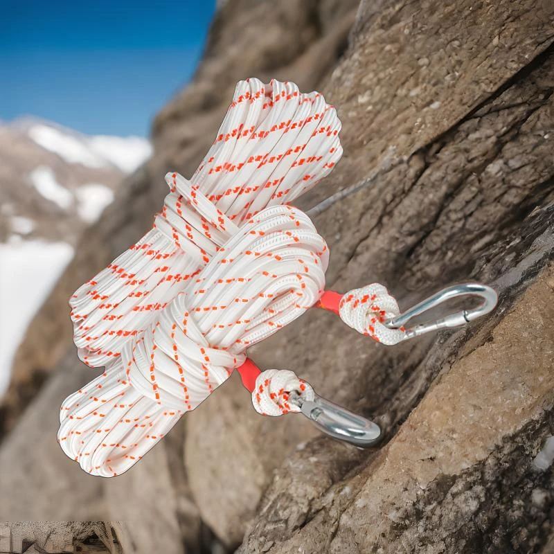 户外求生绳高空作业自救钢丝绳耐高温楼层安全绳救援逃生逃生绳