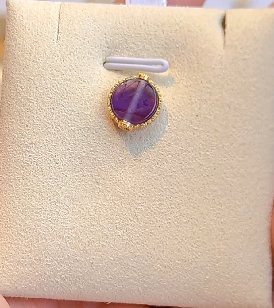 紫水晶-18k金配件