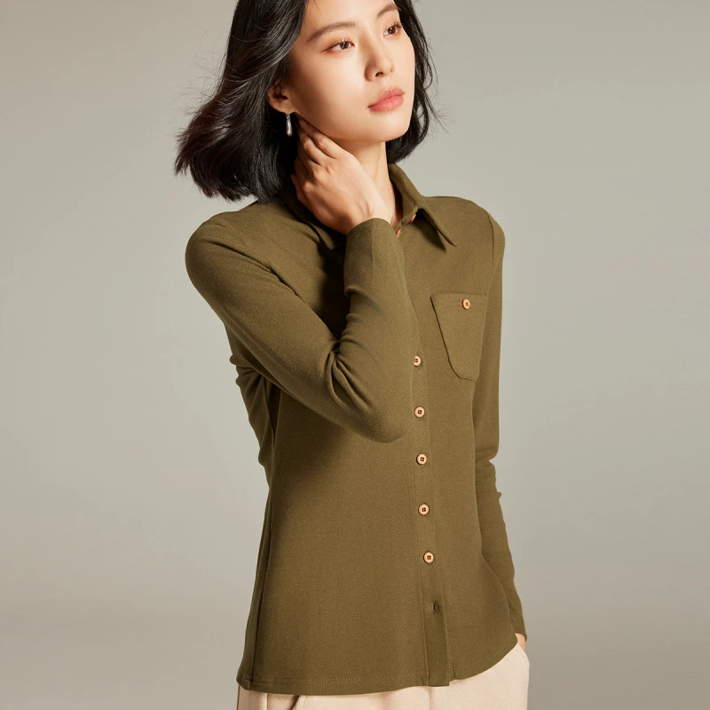 时尚休闲女式衬衫WD2430114C