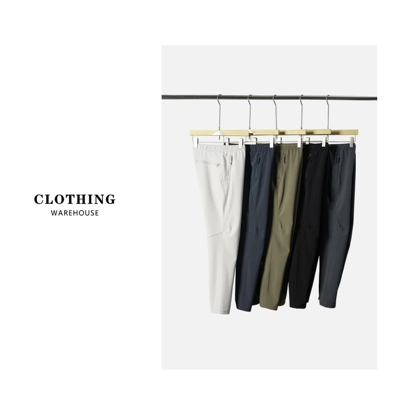 城市机能风！户外秋冬季男士软壳裤防风商务休闲情侣纯色户外裤