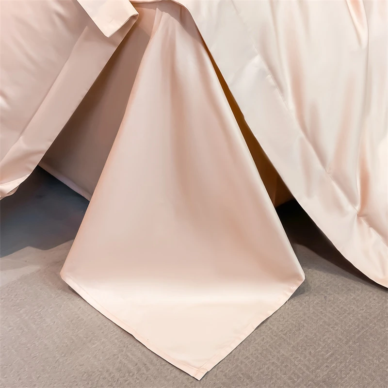 正宗100支双股匹马棉轻奢纯色枕套