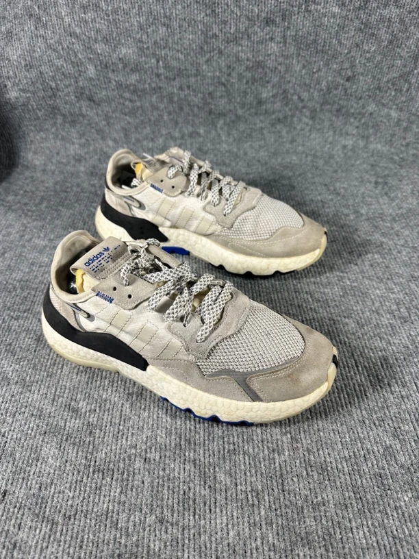 41码255/adidas 低帮 生活休闲鞋 男女同款 浅灰色