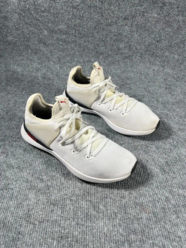 42码265/PUMA 运动 轻便透气 低帮 跑步鞋 男款 白