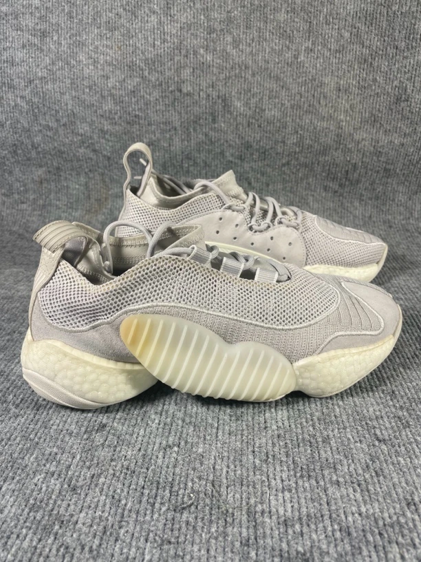 二手正品42码/260 adidas Crazy BYW 2 Boost 实战 休闲鞋 灰白