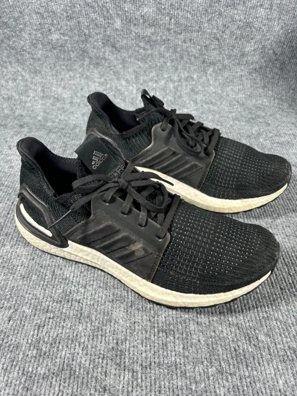 43码内长265/adidas ULT 缓震运动 低帮 休闲跑步鞋 男黑白