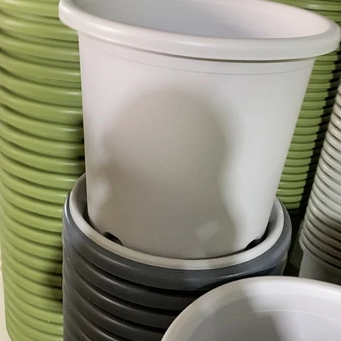 树脂四季9号4个无托灰白