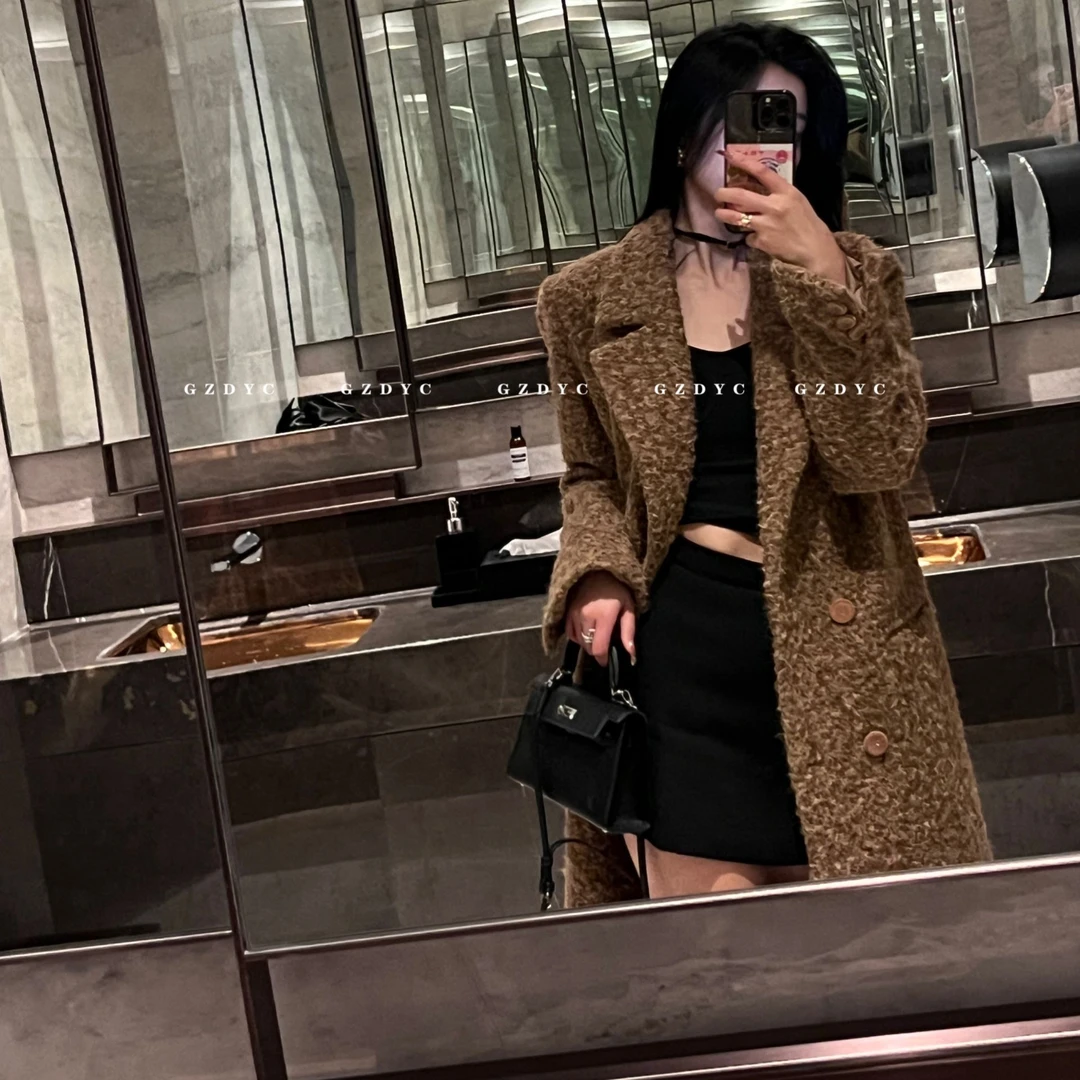 鸽子的衣橱 春季新款网红时尚休闲显瘦潮流长款鹅绒女款保暖大衣