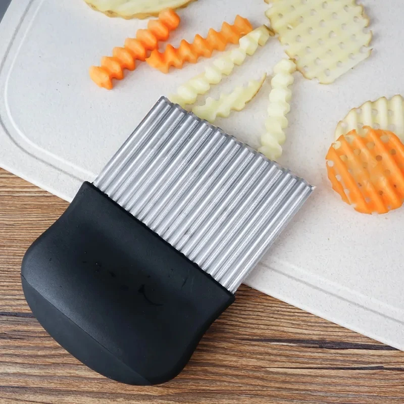 【俞文】多功能土豆切薯条狼牙土豆厨房波浪刀薄片薯格波纹切波纹刀