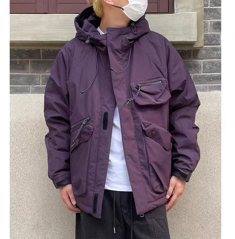 男士休闲情侣连帽宽松秋冬时尚保暖加厚韩版棉服
