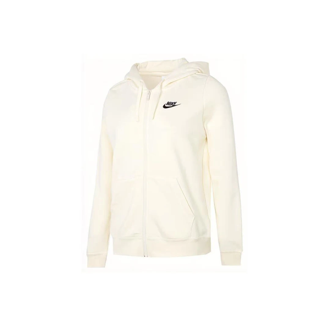 NIKE/耐克运动休闲连帽夹克外套 女款 米白色 DQ5472-113