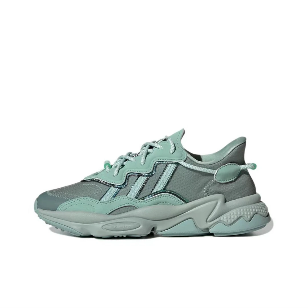 adidas/阿迪达斯Oz低帮休闲鞋舒适透气防滑 女款 灰绿色 GW3319