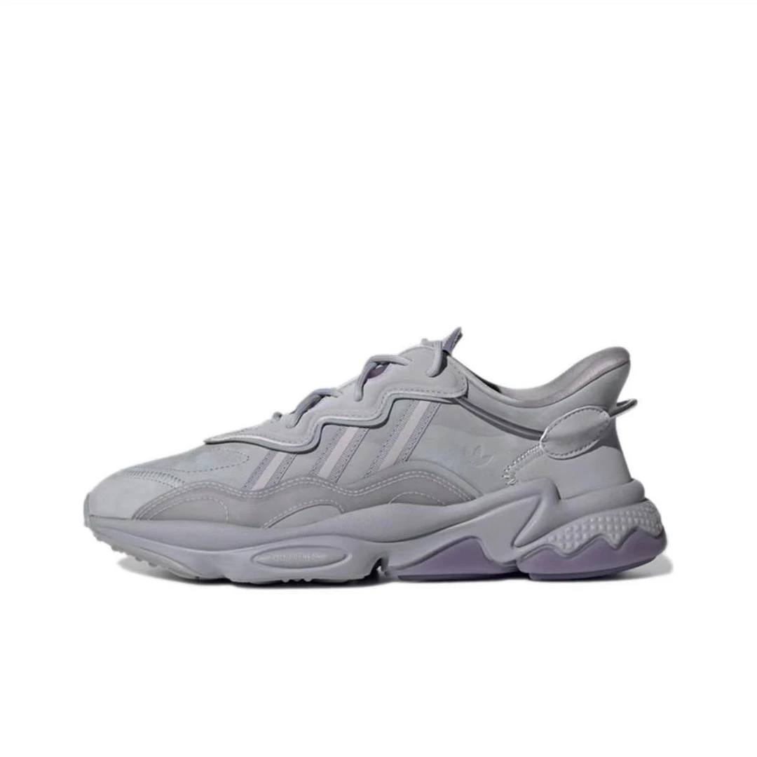 adidas/阿迪达斯【特价微瑕】低帮老爹鞋 百搭复古耐磨 灰紫色