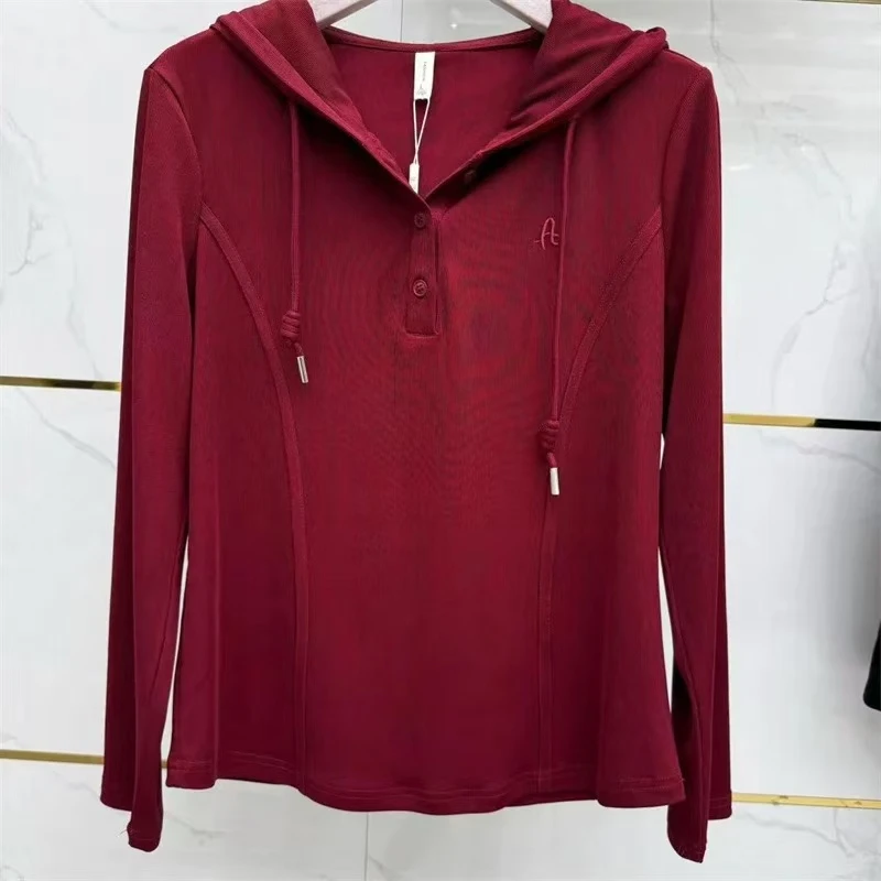 798-799春秋爆款气质百搭带帽打底衫按主播推荐