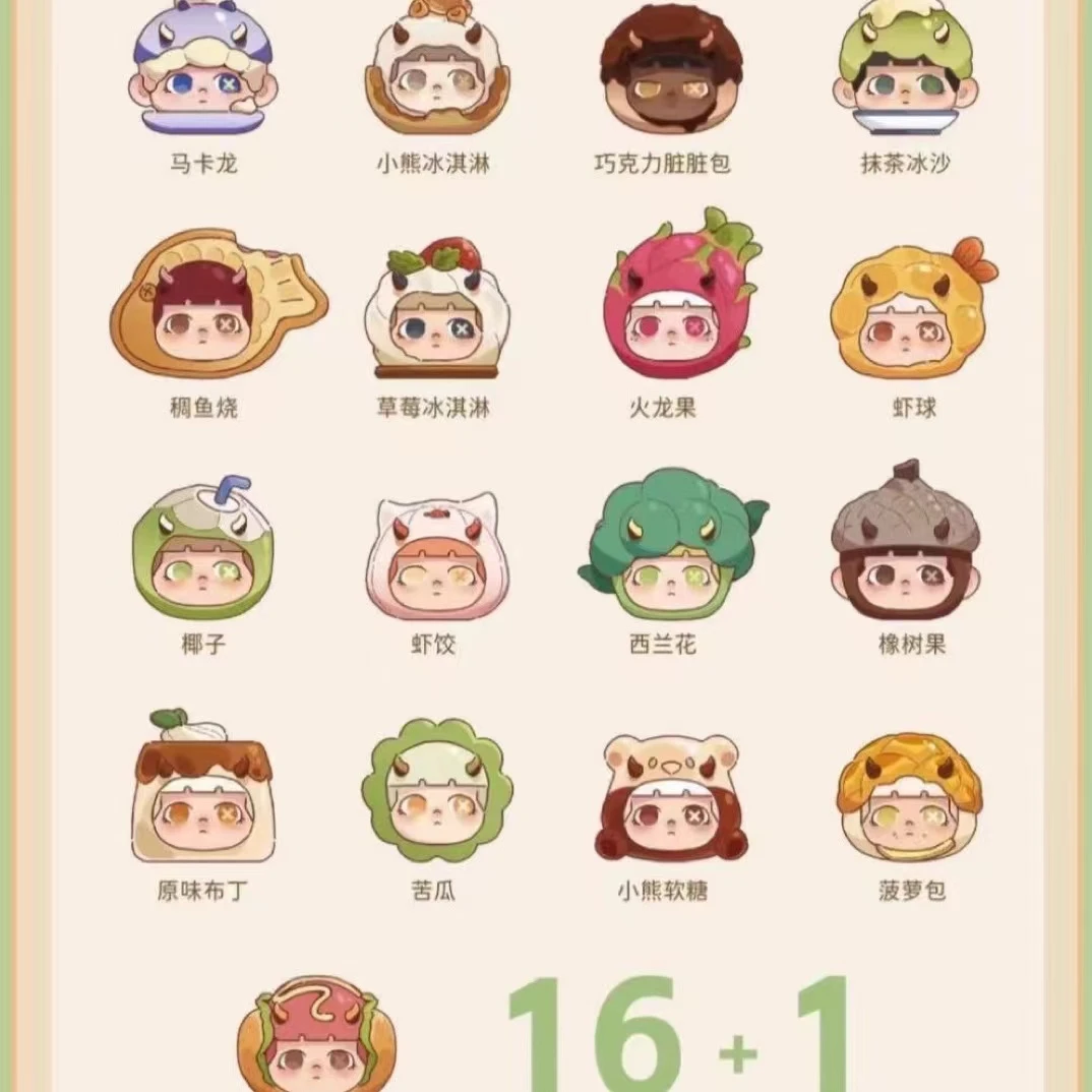 【拆盒】BUNO 阿不不 · 萌萌小食仔萌粒盲盒潮玩