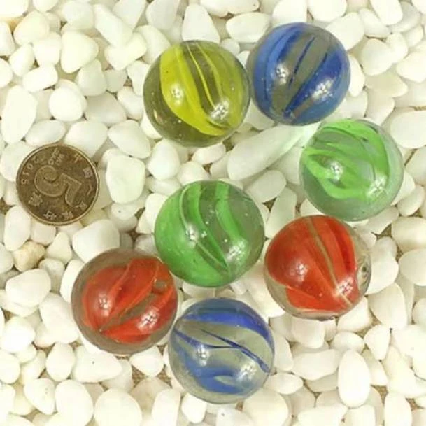 拍拍乐儿童弹珠游戏机通用14mm玻璃球弹珠25mm弹珠 鱼缸造景好物