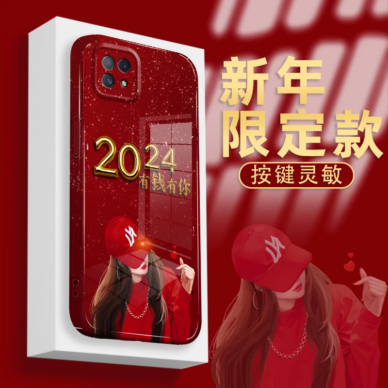 适用OPPOA72手机壳菲林硬壳2024有钱有你全包防摔保护套