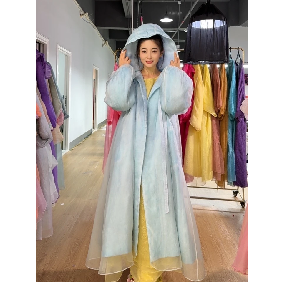 5615 彬壹冉秋冬新款时尚气质重磅桑蚕丝宽松加棉连衣裙