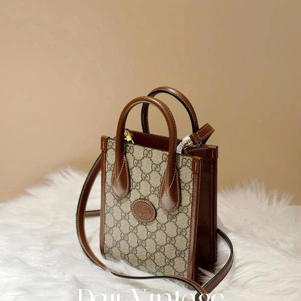 大吉中古/Gucci古驰乌木色mini琴谱斜挎包