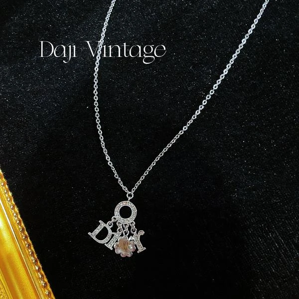 大吉中古/Dior迪奥字母吊坠项链