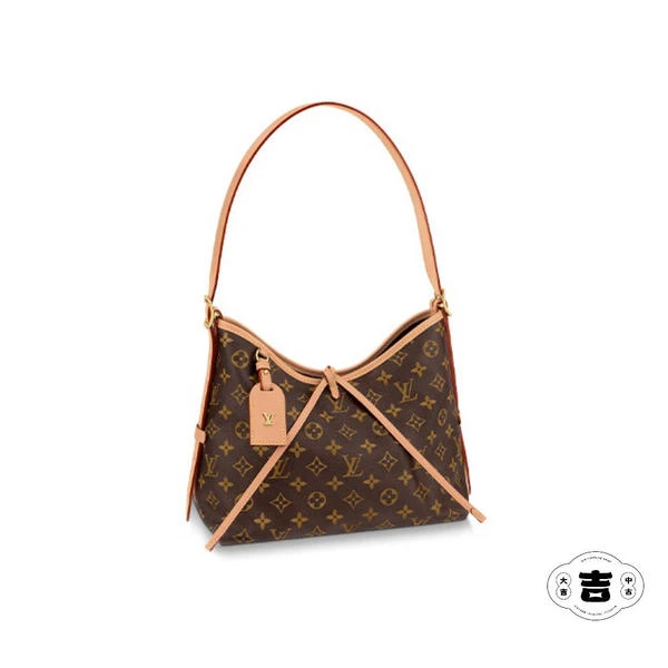 99新 LouisVuitton/路易威登 大吉中古/LV carry all 小号斜挎包