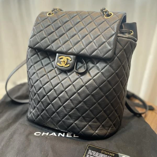 大吉中古/CHANEL香奈儿萨尔茨堡黑金双肩包