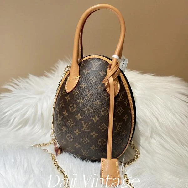 大吉中古/LV老花恐龙蛋手提斜挎包
