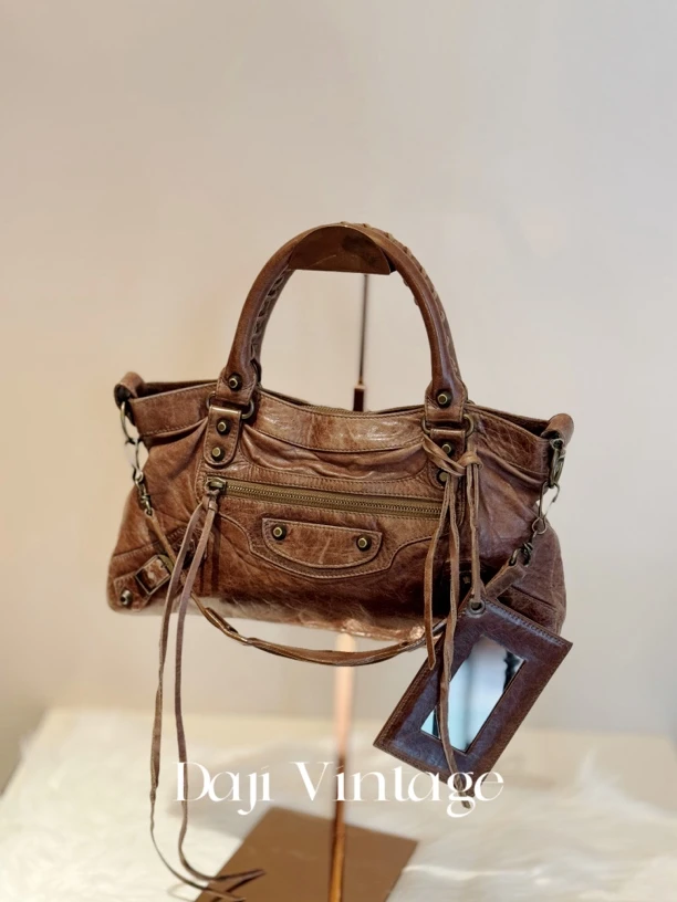 95新  大吉中古/巴黎世家机车包