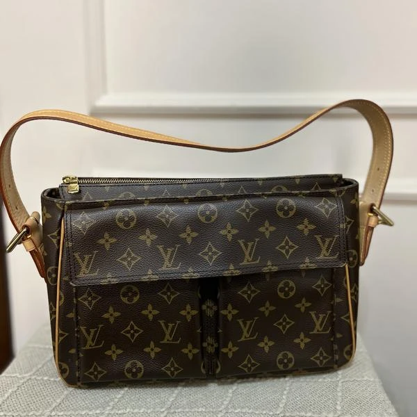 大吉中古/Lv路易威登中骆驼单肩包