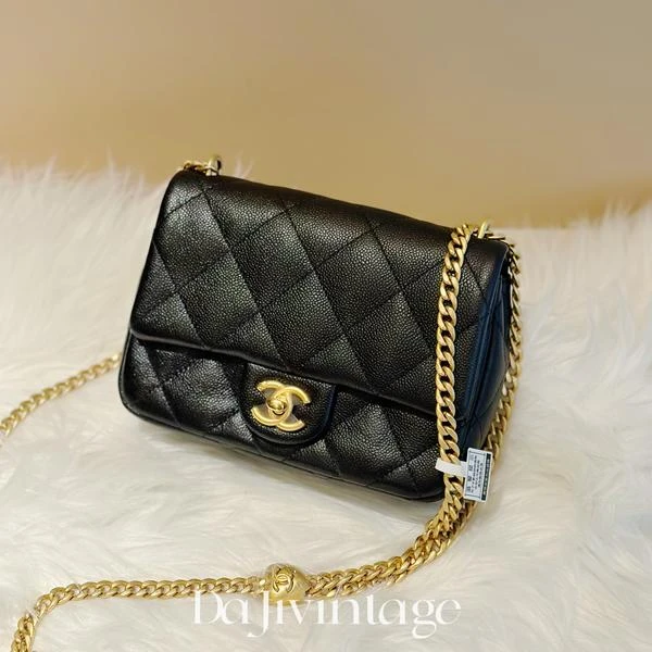 大吉中古/Chanel香奈儿23p爱心方胖子斜挎包小号