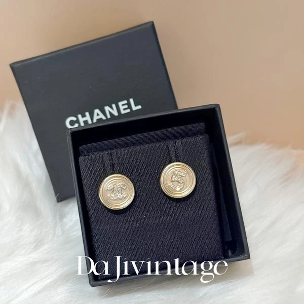 大吉中古/Chanel不对称金币耳钉