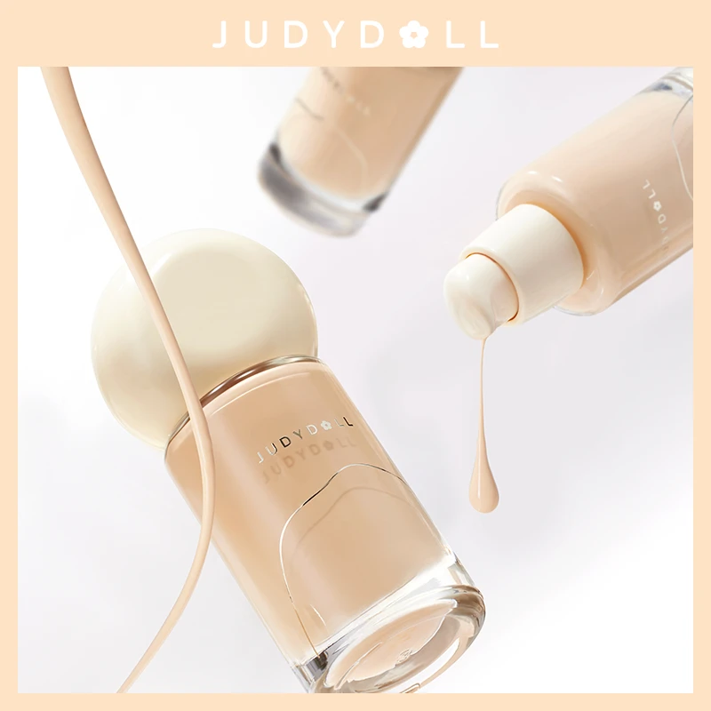 Judydoll橘朵持妆粉底液混干油皮持久不脱妆遮瑕提亮控油粉霜推荐