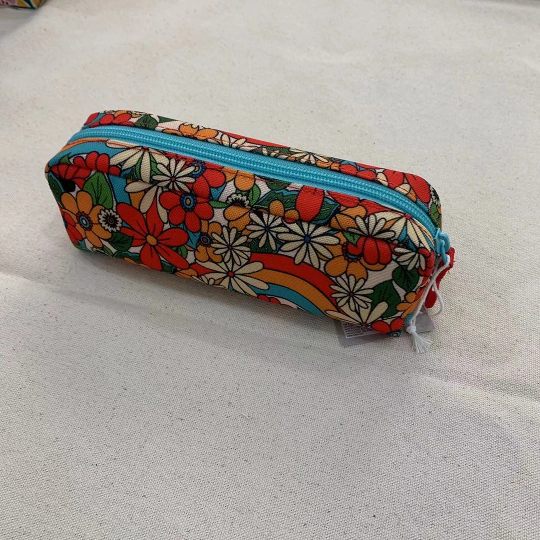 19*7cm花色笔袋 文具收纳袋