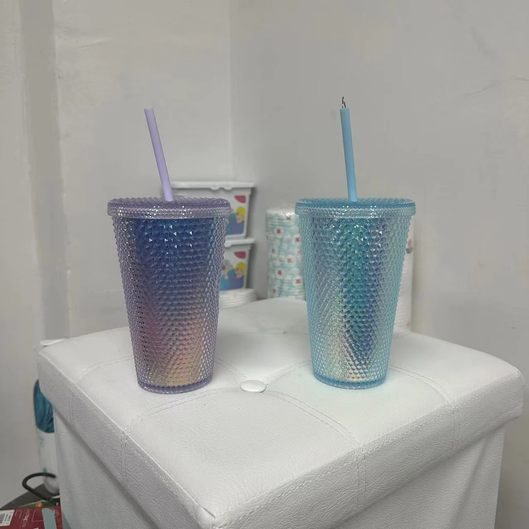 473ml  鎏光吸管杯  喝水杯