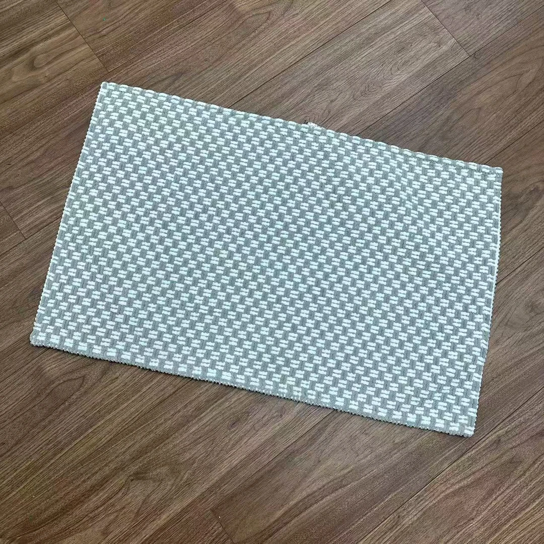 瑕疵 50*80cm左右 防滑吸水 平织雪尼尔地垫QC
