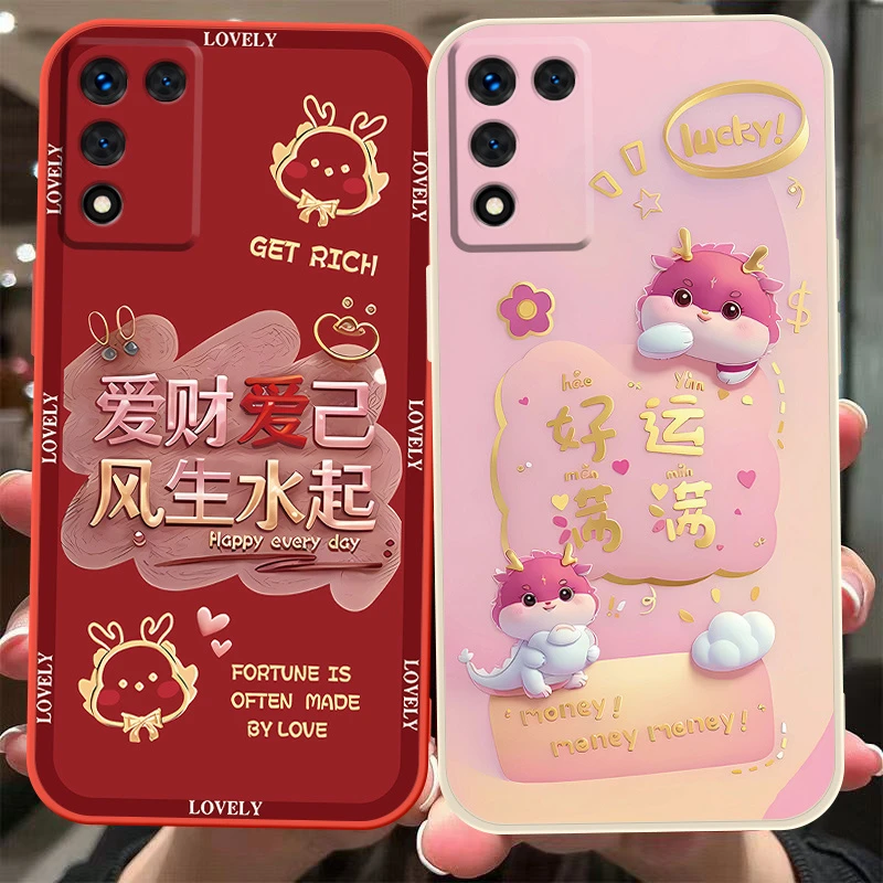 Realme Q3s手机壳RMX3461硅胶防摔软壳真我Q3S男女卡通磨砂保护套