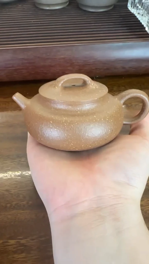 【闪购商品】紫砂茶壶粗砂 扁腹 紫砂壶