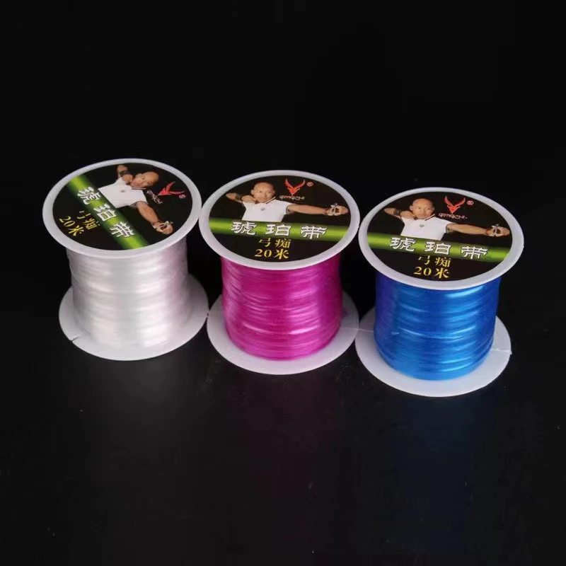 彩色琥珀带耐用高品质皮筋通用弹性加粗绑带耐磨强韧性绑筋配件