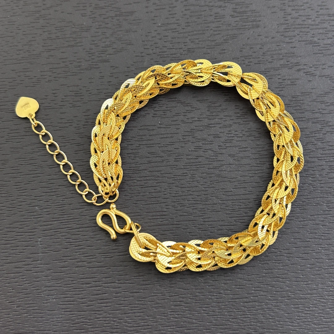 足银手链 【店长专享】足银凤尾手链SL420