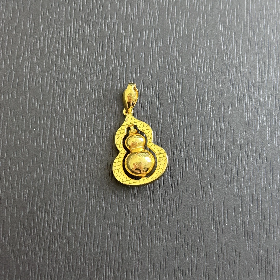 吊坠925银 【店长专享】925银光面葫芦吊坠（单吊坠/不配链）YDZ747