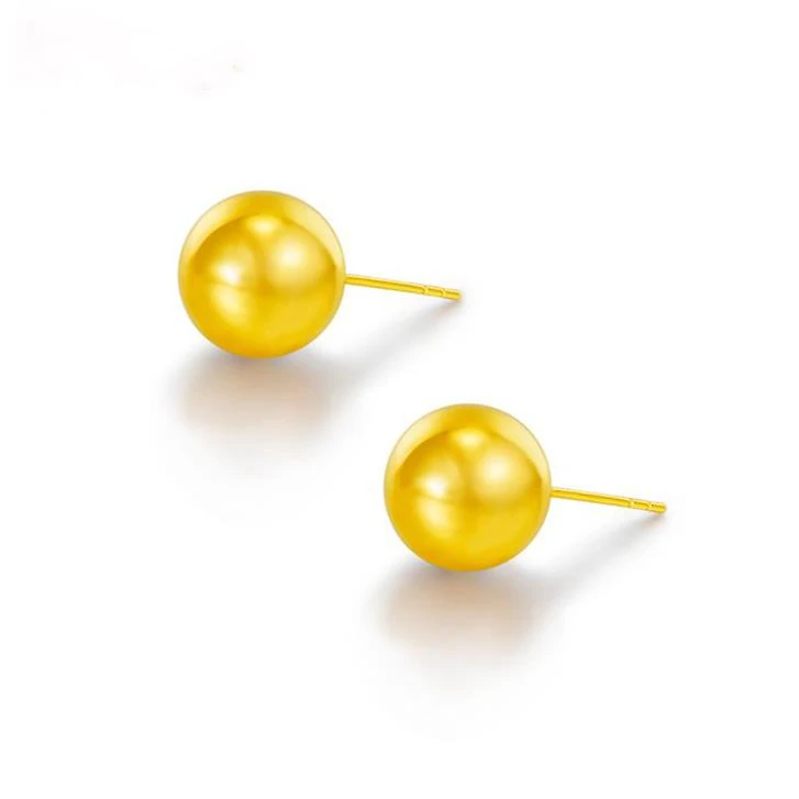 925银耳饰 【鸣钻MZ】925银 卡8MM光球耳钉 YE689